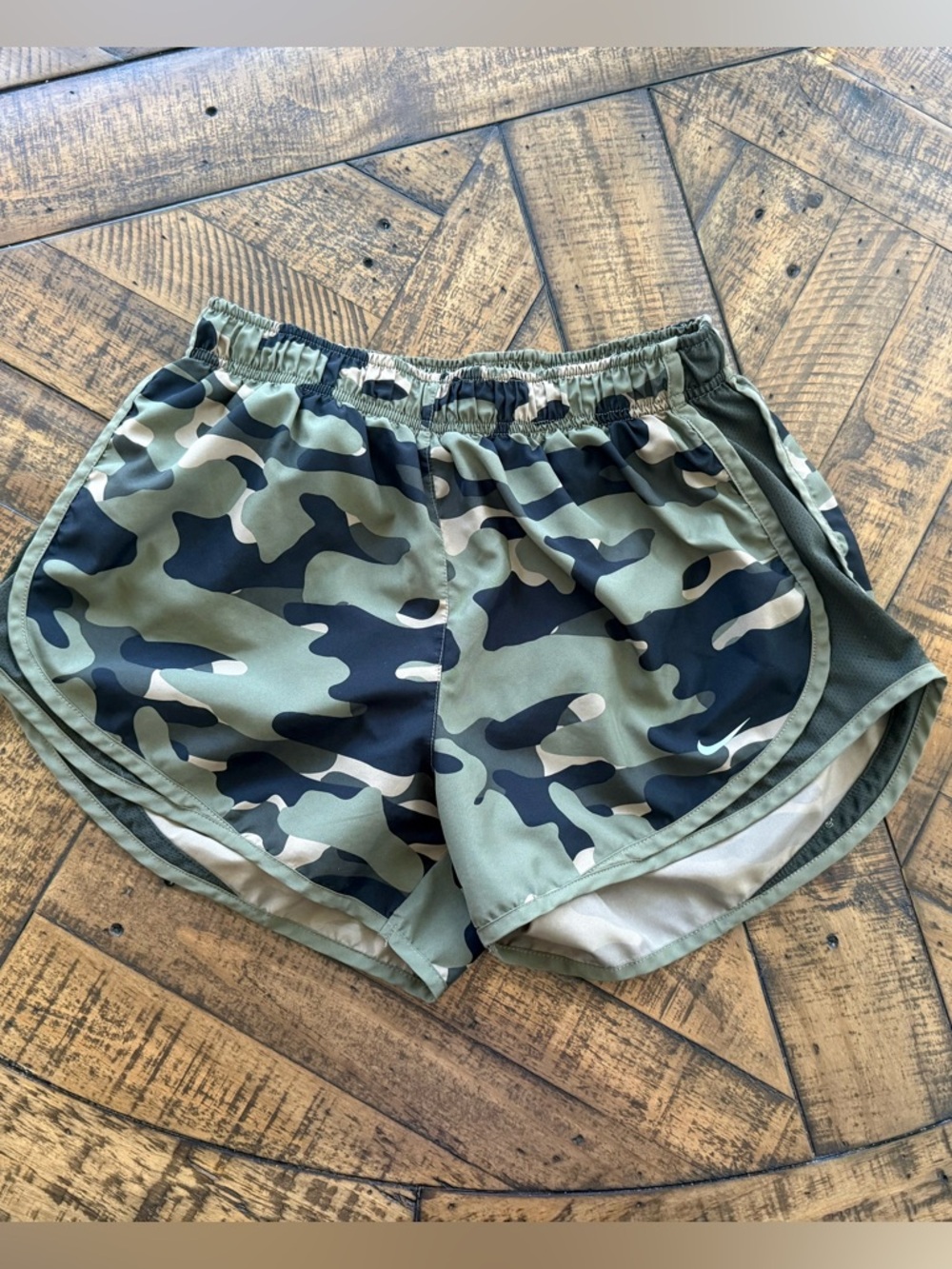 Nike Dri-Fit Green Camo Shorts
